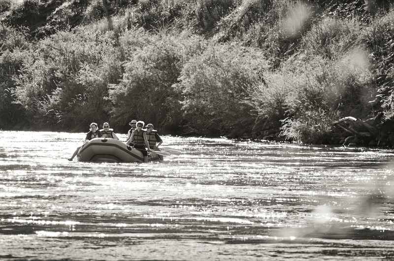 Rafting on the Deschutes River in Maupin, Oregon